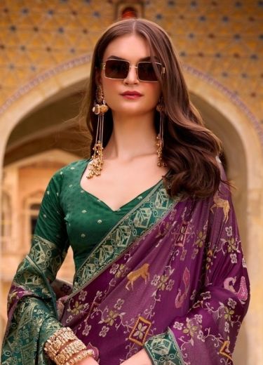 AARADHYAM - Catalog # 62022 (Set of 6 Sarees) by Trikaashi