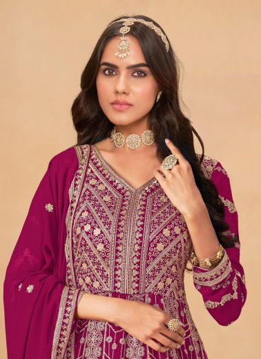 AANAYA 236 - Catalog # 62041 (Set of 4 Readymade Salwar Suits) by Aabharan