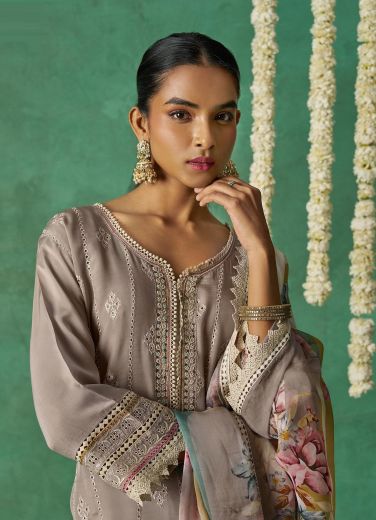 GULAABO 3 - Catalog # 62044 (Set of 3 Semi-Stitched / Un-Stitched Suits) by Alizeh Official