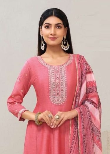 KALINDI - Catalog # 62074 (Set of 6 Readymade Salwar Suits) by Rangoon