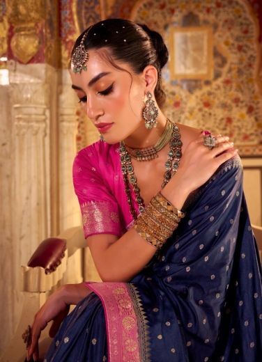 VAISHNAVI - Catalog # 62079 (Set of 5 Sarees) by Trikaashi