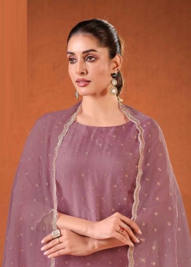 SOLITAIRE 2 - Catalog # 62101 (Set of 6 Semi-Stitched / Un-Stitched Suits) by Vipul Fashions