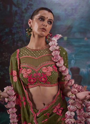 MADHUBAN - Catalog # 62102 (Set of 5 Sarees) by Desi Muse