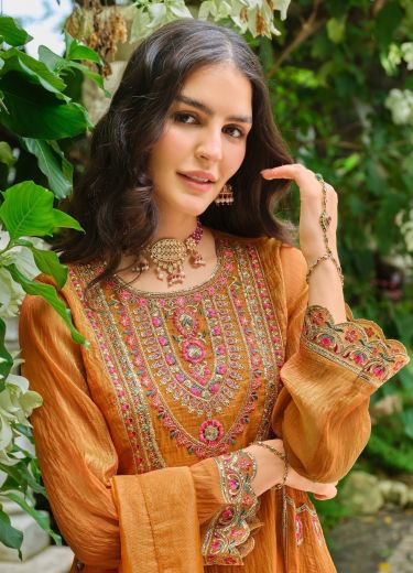 SUHANA - Catalog # 62103 (Set of 4 Readymade Salwar Suits) by Lily & Lali