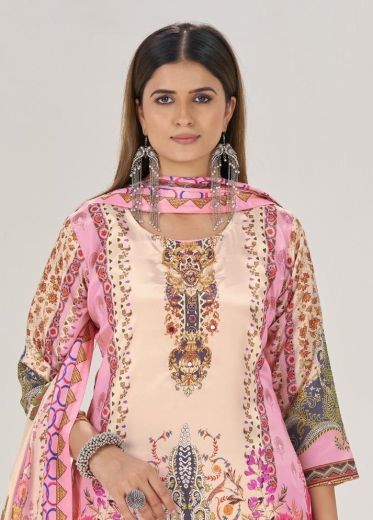 KANZA - Catalog # 62120 (Set of 4 Readymade Salwar Suits) by Meheriya