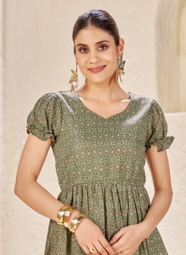 NETRI - Catalog # 62124 (Set of 3 Readymade Women's Kurtis / Tops) by Chansi Trendz