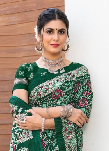 AJRAKH 2 - Catalog # 62147 (Set of 10 Sarees) by Aabharan