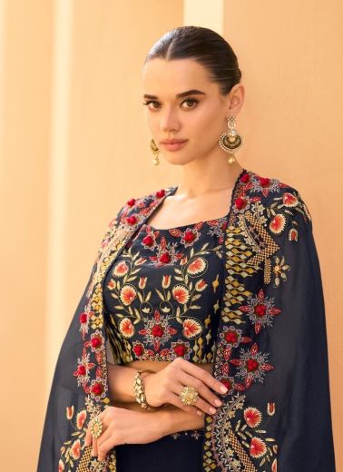 ROSY - Catalog # 62148 (Set of 4 Indo-Western Outfits) by Sayuri Designer