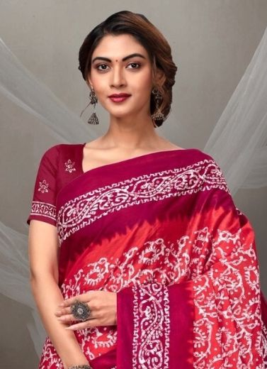 MUL-MUL COTTON - Catalog # 62153 (Set of 8 Sarees) by Aabharan