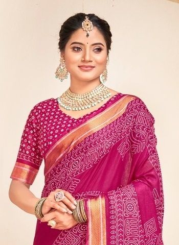 PURE MAL MAL COTTON CHATAI BORDER - Catalog # 62157 (Set of 24 Sarees) by Desi Muse