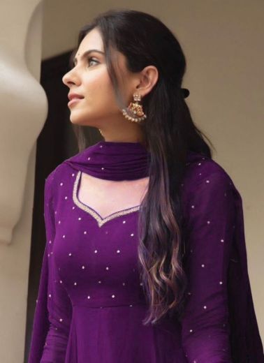 SERIES 1052 - Catalog # 62184 (Set of 4 Readymade Gowns) by Aabharan