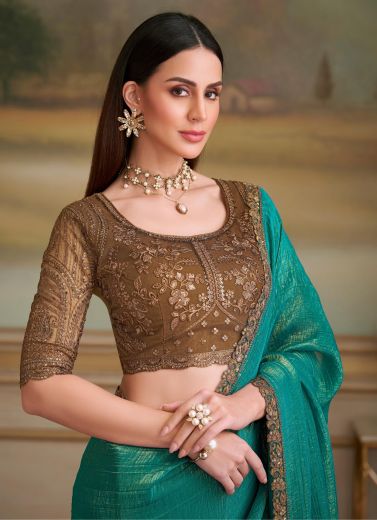 SALSA STYLE 5 - Catalog # 62189 (Set of 16 Sarees) by The Fashion Hub