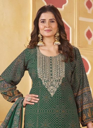 SMRITI - Catalog # 62202 (Set of 4 Readymade Salwar Suits) by Desi Muse