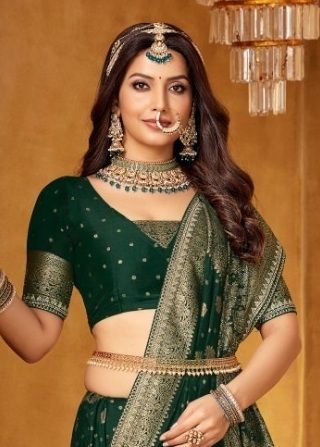 SAANJH - Catalog # 62248 (Set of 5 Sarees) by Sumitra Sarees