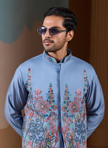 VIVAH VIBE - Catalog # 62249 (Set of 6 Men's Ethnic Wear) by Meheriya