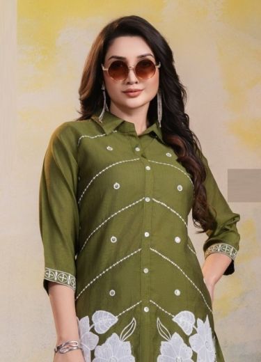 KVISHA - Catalog # 62265 (Set of 6 Tops With Bottoms) by Kaya Ahmedabad