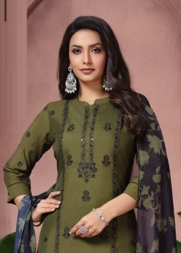 KAUSHALYA - Catalog # 62269 (Set of 6 Readymade Salwar Suits) by Kaya Ahmedabad