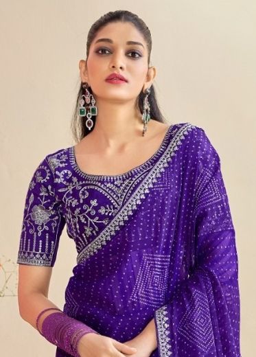 BANDHANIYA - Catalog # 62345 (Set of 10 Sarees) by Stavan