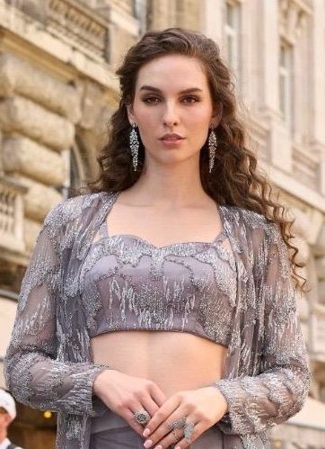 HASEENA - Catalog # 62347 (Set of 3 Indo-Western Outfits) by Sayuri Designer