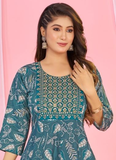 ANGEL 6 - Catalog # 62354 (Set of 6 Readymade Women's Kurtis / Tops) by Dee Cee
