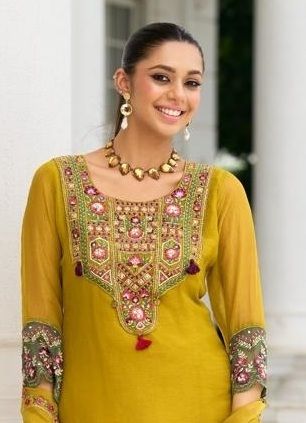 LEANA - Catalog # 62364 (Set of 6 Readymade Salwar Suits) by PRM Trendz