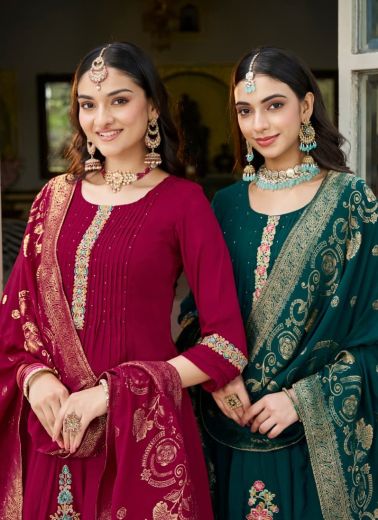 GITANJALI - Catalog # 62369 (Set of 4 Readymade Salwar Suits) by Karissa