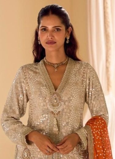 SWAROSKI - Catalog # 62415 (Set of 4 Readymade Salwar Suits) by Sayuri Designer