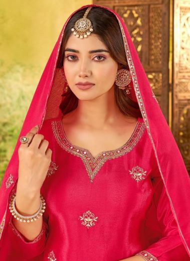 SERIES 3312-3314 - Catalog # 62420 (Set of 4 SIZE-SETS [Readymade Salwar Suits]) by Ladies Flavour