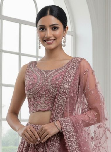 SERIES 2928-2947 - Catalog # 62429 (Set of 11 Semi-Stitched Lehengas) by Desi Muse