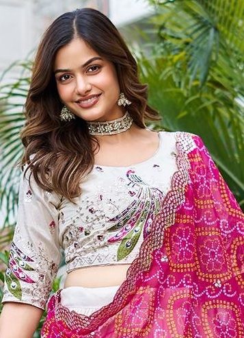 SERIES 102 - Catalog # 62443 (Set of 5 Readymade Lehengas) by Meheriya