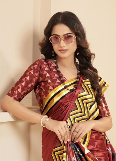 GLAMSTAR - Catalog # 62446 (Set of 9 Sarees) MADE IN INDIA BY SERENGETI