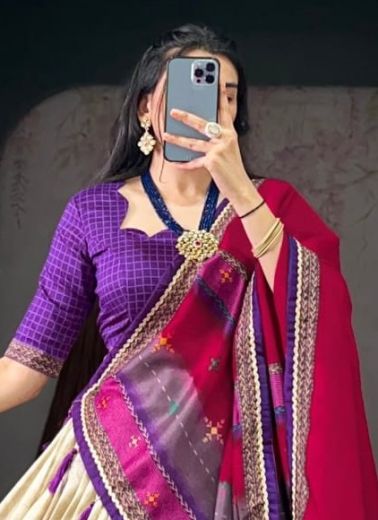 ANAHITHA - Catalog # 62470 (Set of 4 Semi-Stitched Lehengas) MADE IN INDIA BY Desi Muse