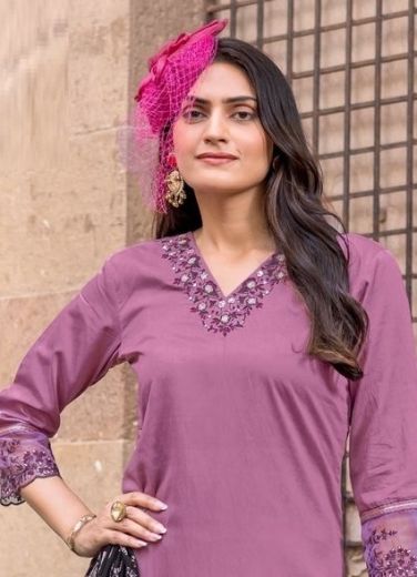 RAJRANI - Catalog # 62474 (Set of 6 Readymade Salwar Suits) MADE IN INDIA BY Wooglee Fashions