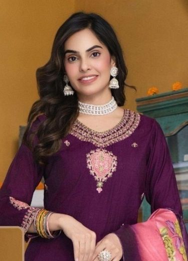 VANIJYA - Catalog # 62477 (Set of 6 Readymade Salwar Suits) by Kaya Ahmedabad