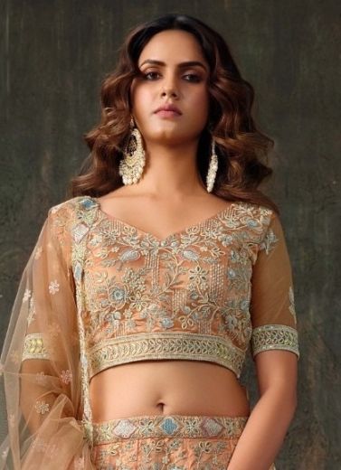 SANYA 2 - Catalog # 62487 (Set of 8 Semi-Stitched Lehengas) by Desi Muse