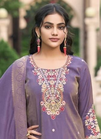 AAROHI - Catalog # 62493 (Set of 4 Readymade Salwar Suits) by Karissa