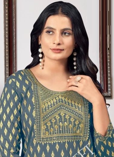 VAMIKA 2 - Catalog # 62517 (Set of 8 Readymade Women's Kurtis / Tops) by Sangeet