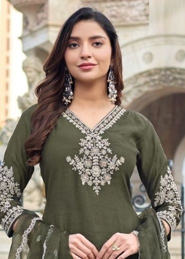 GORI - Catalog # 62528 (Set of 4 Readymade Salwar Suits) by Kadlee Fashion
