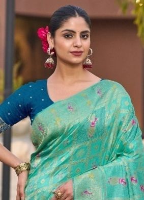 DOLENZA 3 - Catalog # 62534 (Set of 5 Sarees) by S-Ethnic Lifestyle