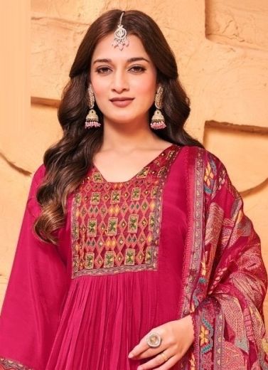 RANG RASIYA - Catalog # 62536 (Set of 4 SIZE-SETS [Readymade Salwar Suits]) by Tunic House