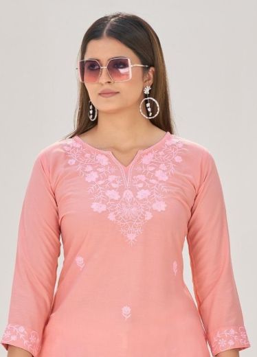 AARADHYA 3 - Catalog # 62546 (Set of 4 Readymade Women's Kurtis / Tops) by Blue Hills