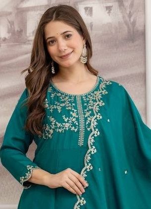 SERIES 5130 - Catalog # 62558 (Set of 4 Readymade Salwar Suits) by Aabharan
