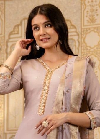 SERIES 29 - Catalog # 62564 (Set of 2 Readymade Salwar Suits) by Desi Muse