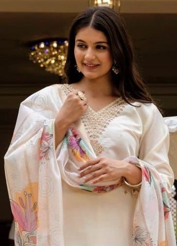 SERIES 30 - Catalog # 62565 (Set of 2 Readymade Salwar Suits) by Aabharan