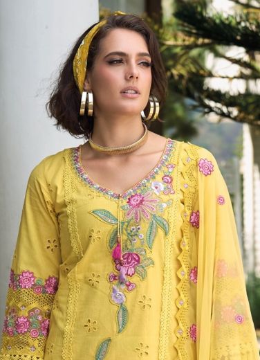 SAFARNAMA 6 - Catalog # 62569 (Set of 4 Readymade Salwar Suits) by Kailee Fashion