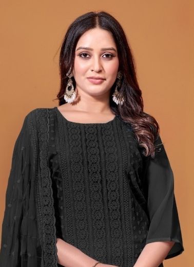 NAZAR STAR - Catalog # 62571 (Set of 4 SIZE-SETS [Readymade Salwar Suits]) by Tunic House