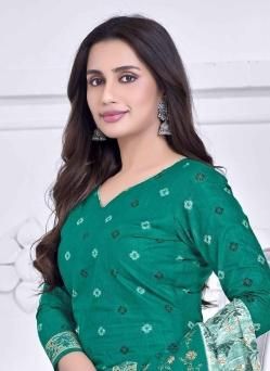 PREMIUM PURE - Catalog # 62578 (Set of 12 Readymade Salwar Suits) by Serengeti