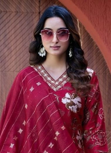 ROMANIYA 2 - Catalog # 62621 (Set of 6 Readymade Salwar Suits) by Diya Trendz
