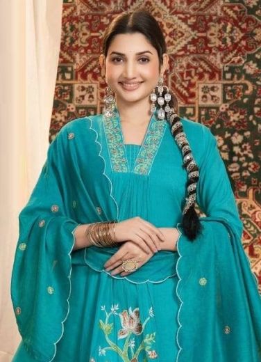 CRSYTAL - Catalog # 62628 (Set of 6 Readymade Salwar Suits) by Kaya Ahmedabad