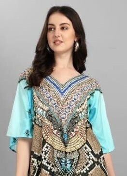 AAFREEN 5 - Catalog # 62639 (Set of 6 Kaftans / Ponchos) by Meheriya